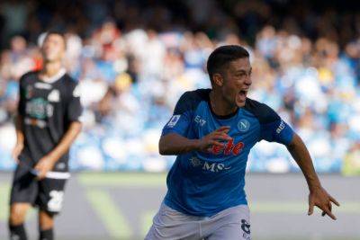 Raspadori lifts Napoli level with Serie A leaders Atalanta