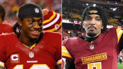 America Reports - Robert Griffin III (Iii) - Jayden Daniels - NBC omits 'Redskins' from ex-star QB's jersey as Jayden Daniels sets franchise mark, draws fan backlash - foxnews.com - Usa - Washington - state Pennsylvania - state Maryland