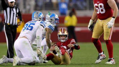 49ers believe Brock Purdy dealing with nerve issue in right elbow - ESPN