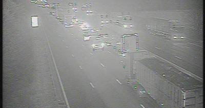 LIVE: M6 crash as three lanes shut for hours after lorry overturns - latest updates - manchestereveningnews.co.uk - county Cheshire