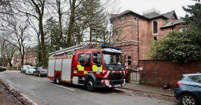 LIVE: Stockport street taped off with firefighters at the scene - latest updates