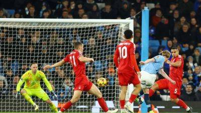 De Bruyne shines as Man City ease past Forest to end losing run