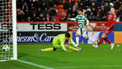 Brendan Rodgers - Paulo Bernardo - Callum Macgregor - Greg Taylor - Reo Hatate's finesse proves decisive as Celtic edge out Aberdeen - rte.ie - Scotland - Japan - county Ross