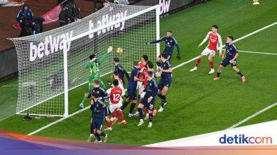 Thomas Partey - Declan Rice - David Raya - Gabriel Martinelli - Diogo Dalot - Liga Inggris - Arsenal Vs MU: Dua Gol Sepak Pojok Menangkan The Gunners - sport.detik.com