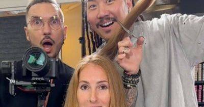 Woman with long locks cuts and dyes hair that leaves her looking 'so much younger'