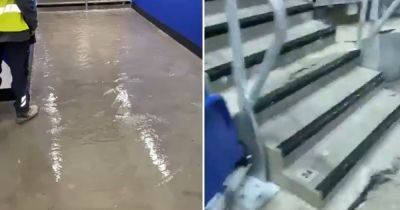 New Everton Stadium 'leaking' as video footage shows water flowing through concourse - dailyrecord.co.uk