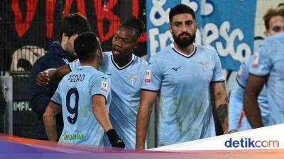 Scott Mactominay - Giovanni Simeone - Giovanni Di-Lorenzo - David Neres - Coppa Italia - Hasil Coppa Italia: Lazio ke 8 Besar usai Tundukkan Napoli 3-1 - sport.detik.com
