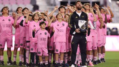 Lionel Messi - Luis Suarez - Christian Benteke - Don Garber - Inter Miami - D.C.United - Miami star Lionel Messi named MLS MVP, sets goal-scoring mark - ESPN - espn.com - Colombia - Argentina