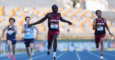 Noah Lyles - Gout Gout outdoes Usain Bolt AGAIN as teen smashes 56-year Australian 200m record - dailyrecord.co.uk - Usa - Australia - Jamaica
