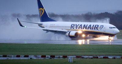 Flight diverted to Glasgow after two failed attempts to land at Manchester Airport amid Storm Darragh