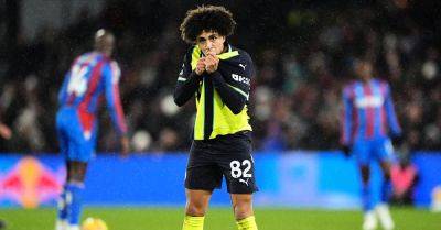 Stefan Ortega - Erling Haaland - Will Hughes - Selhurst Park - Ilkay Gundogan - Maxence Lacroix - Rico Lewis - Rico Lewis scores equaliser before being sent off as Man City held by Palace - breakingnews.ie - Norway