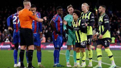Stefan Ortega - Will Hughes - Ilkay Gundogan - Maxence Lacroix - Rico Lewis - Rico Lewis scores equaliser before being sent off as Manchester City held by Crystal Palace - rte.ie - Norway