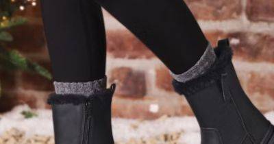 Aldi's £15 fleece-lined boots look just like £125 Marks and Spencer version