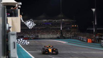 Norris wins in Abu Dhabi, McLaren are F1 champions