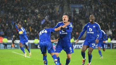 Jamie Vardy - Conor Chaplin - Bobby De-Cordova - Evan Ferguson - Leicester City - Leicester and Bournemouth produce late shows - rte.ie