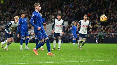 Ange Postecoglou - Jadon Sancho - Yves Bissouma - Marc Cucurella - Cristian Romero - Cole Palmer - Dejan Kulusevski - Dominic Solanke - Enzo Maresca - Enzo Fernandez - Moises Caicedo - Micky Van-De-Ven - Chelsea rally to see off Tottenham in London derby - rte.ie