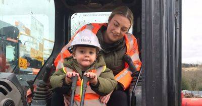 Digger-obsessed toddler sees dream come true with with "incredible" act of kindness