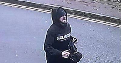 Image of man police want to speak to after woman, 67, suffers 'life-changing' injuries in mugging