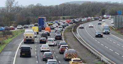 Live updates as M4 crash closes lane near Cardiff causing long delays