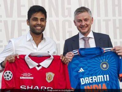 Suryakumar Yadav Meets Manchester United Legend Ole Gunnar Solskjaer
