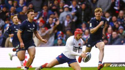 Fabien Galthie - Finn Russell - Nic Berry - Thomas Ramos - France hold on for 20-16 win in Scotland after late drama - channelnewsasia.com - France - Scotland - Ireland