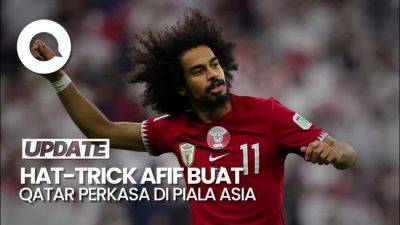 Momen Hat-trick hingga Trik Sulap Akram Afif di Final Piala Asia 2023