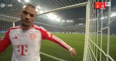 Former Man City star Leroy Sane smashes camera in anger after Bayern Munich beaten by Bayer Leverkusen