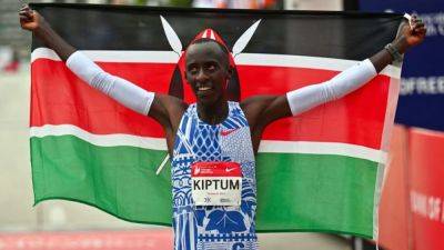 Eliud Kipchoge - Kelvin Kiptum - World marathon record holder Kiptum dies in road accident - channelnewsasia.com - Kenya - county Marathon