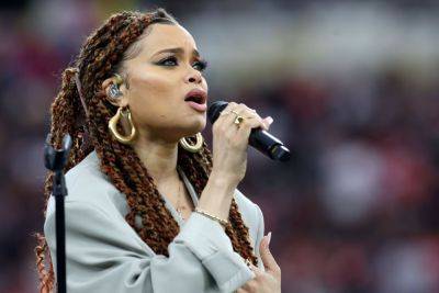 Social Media Reacts To Andra Day's Rendition Of The Black National Anthem At Super Bowl LVIII