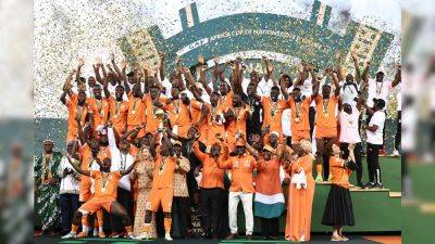Franck Kessie - Didier Drogba - Sebastien Haller - Simon Adingra - Sebastien Haller Hits Winner As Ivory Coast Beat Nigeria To Take AFCON Title - sports.ndtv.com - Egypt - Ivory Coast - Nigeria