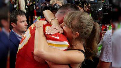 Patrick Mahomes - Taylor Swift - Travis Kelce Reveals Promise He Had Made To Girlfriend Taylor Swift Before Super Bowl Triumph - sports.ndtv.com - San Francisco - county Travis