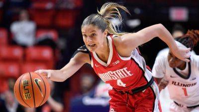 Caitlin Clark - Ohio State climbs to No. 2 behind South Carolina in AP Top 25 - ESPN - espn.com - Brazil - state Oregon - state Texas - state Missouri - state Kansas - state Michigan - state Iowa - state South Carolina - state Utah - state Ohio - state Colorado - state Nebraska