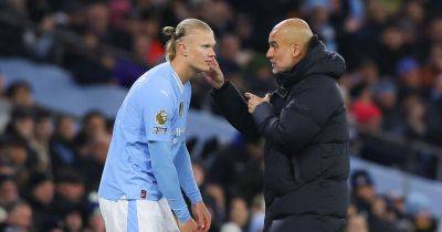 Erling Haaland given unusual Pep Guardiola challenge after Man City frustration