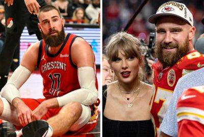 Travis Kelce's NBA Lookalike Celebrated By New Orleans Pelicans For Winning Super Bowl
