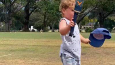 "Rs 25.7 Crore CSK Batter": Internet Reacts On Viral 3-Year-Old Australian Boy's Batting Video. Watch