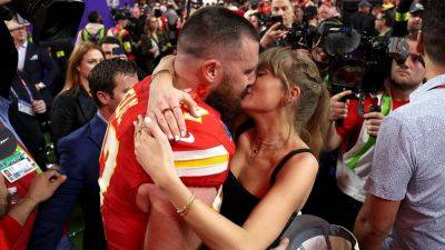 Travis Kelce thanks Taylor Swift for Super Bowl support in cute mic'd up moment: 'You're the best, baby'