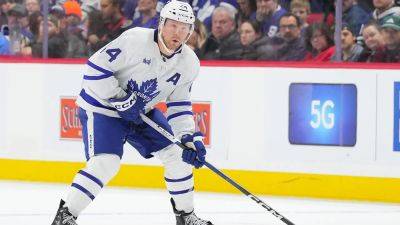Maple Leafs' Morgan Rielly suspended 5 games for cross-checking Senators player in face after empty-net goal