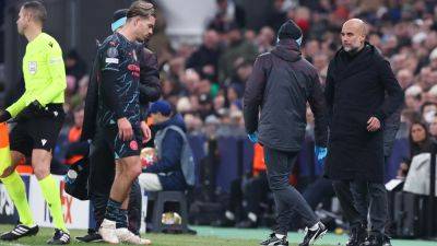 Kevin De-Bruyne - Jack Grealish - Bernardo Silva - Mateo Kovacic - Pep Guardiola - Phil Foden - Jeremy Doku - Manchester City sweat on severity of Jack Grealish's groin injury - rte.ie - Denmark