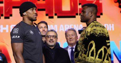 Anthony Joshua has advantage over Tyson Fury in 'man-mountain' fight with Francis Ngannou