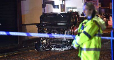 Heywood crash: Man speaks out after his taxi is left wrecked in dramatic collision