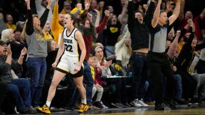 Caitlin Clark - Iowa's Caitlin Clark breaks NCAA women's basketball all-time scoring record - cbc.ca - state Michigan - state Iowa - county Marshall