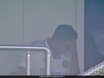 Ravindra Jadeja - India vs England: Sarfaraz Khan Heartbroken After Terrible Run Out On Debut, Pictures Go Viral - sports.ndtv.com - India