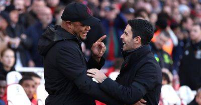 Mikel Arteta makes Arsenal title admission ahead of Vincent Kompany reunion vs Burnley