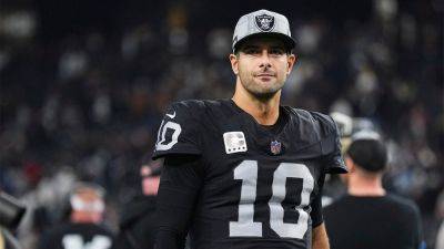 Raiders’ Jimmy Garoppolo hit with two-game suspension for violating NFL's PED policy: report