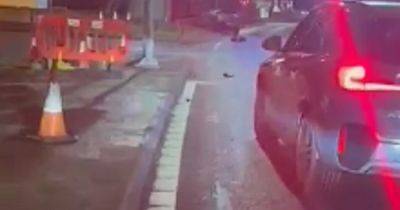 Regent Road blocked after 'four-vehicle crash' with car left wrecked - manchestereveningnews.co.uk