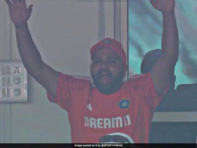 Rohit Sharma - Yashasvi Jaiswal - Watch: Rohit Sharma's Reaction To Yashasvi Jaiswal's Ton Is Not Something You See Often - sports.ndtv.com - India