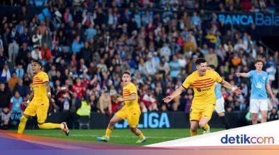 Robert Lewandowski - Iago Aspas - Andreas Christensen - El Barça - Celta Vigo - Liga Spanyol - Celta Vigo Vs Barcelona: Penalti Lewandowski Menangkan El Barca 2-1 - sport.detik.com