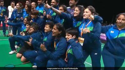 "Fantastic Performance": Pullela Gopichand On Historic Asia Team Badminton Gold For Indian Women - sports.ndtv.com - China - Japan - India - Thailand - Malaysia