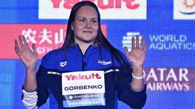 Israeli swimmer Anastasia Gorbenko booed at Worlds in Qatar after winning silver medal - foxnews.com - Britain - Qatar - Italy - Israel