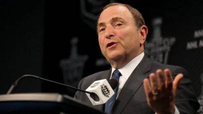 NHL commissioner facing media ahead of players' court appearance on sexual assault charges